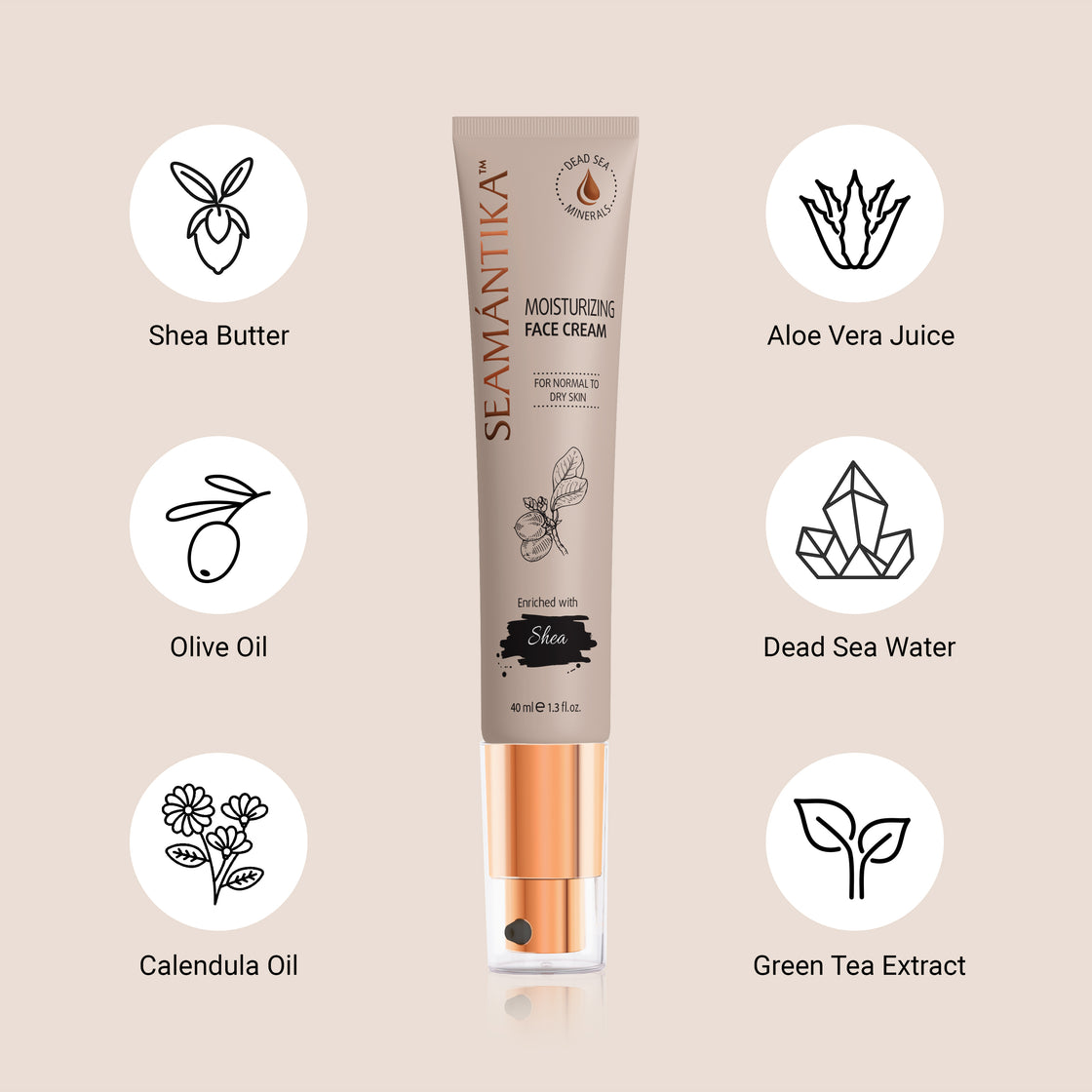 MOISTURIZING FACE CREAM - SHEA BUTTER