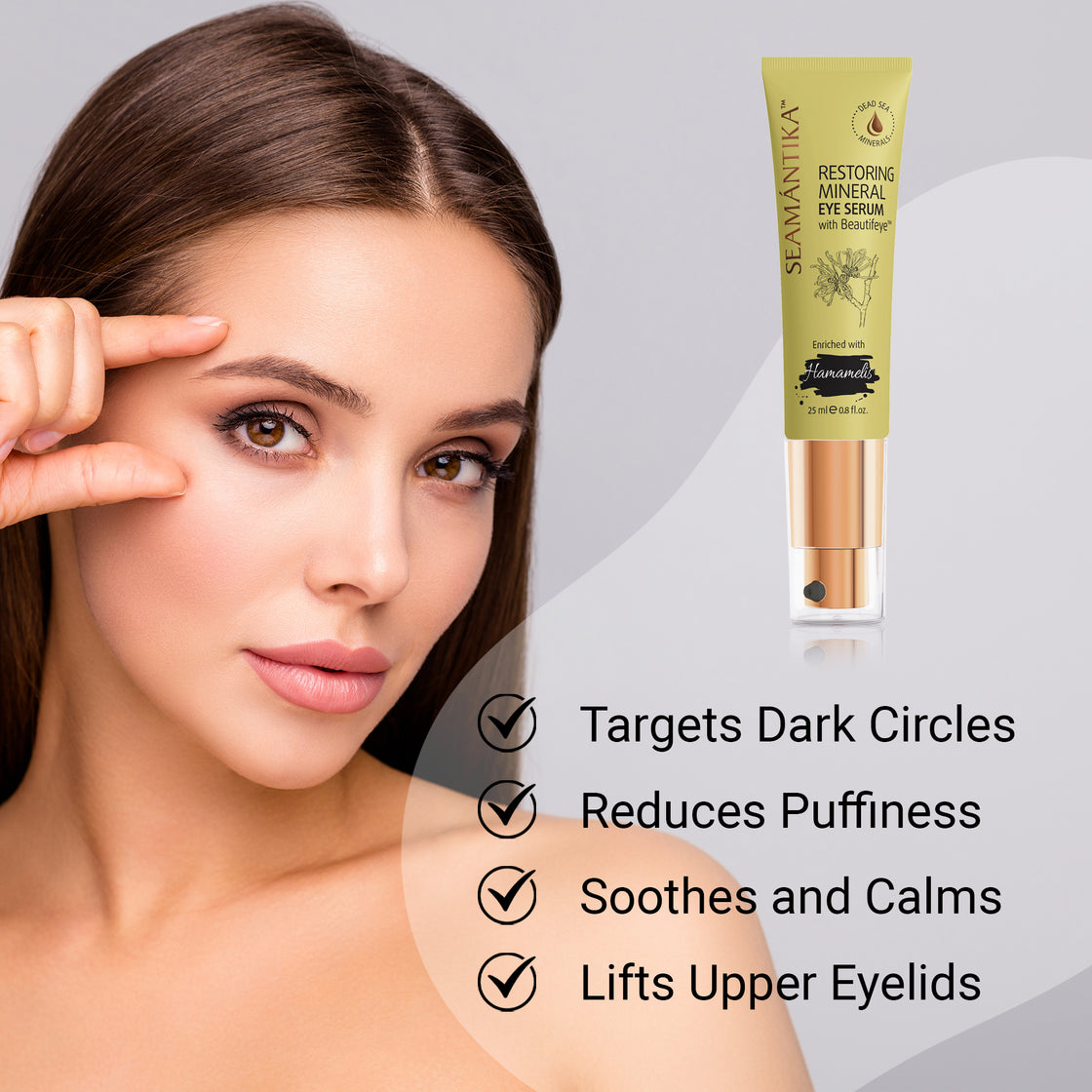 RESTORING MINERAL EYE SERUM - HAMAMELIS LEAF EXTRACT