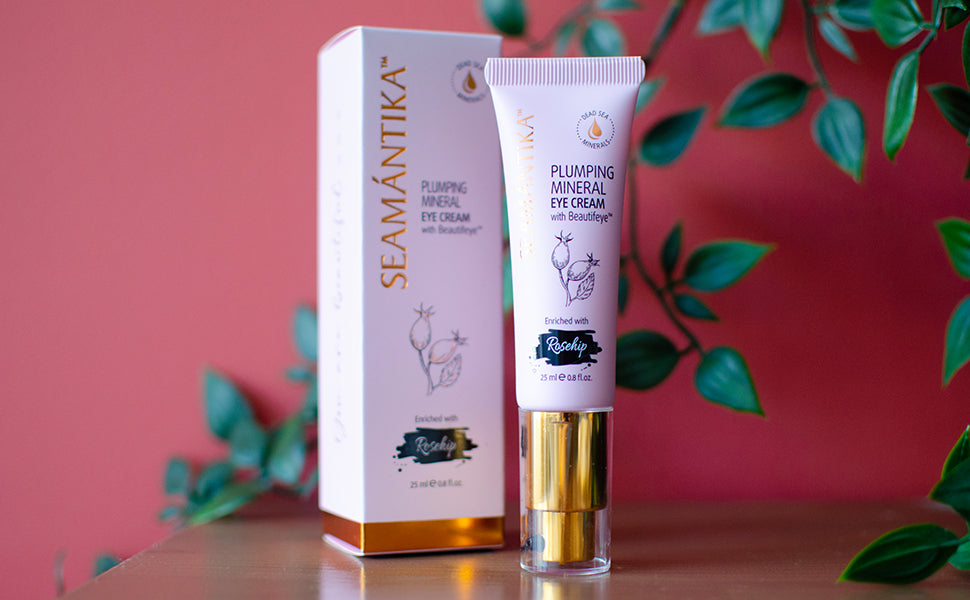 PLUMPING MINERAL EYE CREAM - ROSE HIP FRUIT OIL